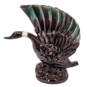 Vintage Royal Hager Purple Goose Vase Planter Porcelain Mid Century Modern Rare